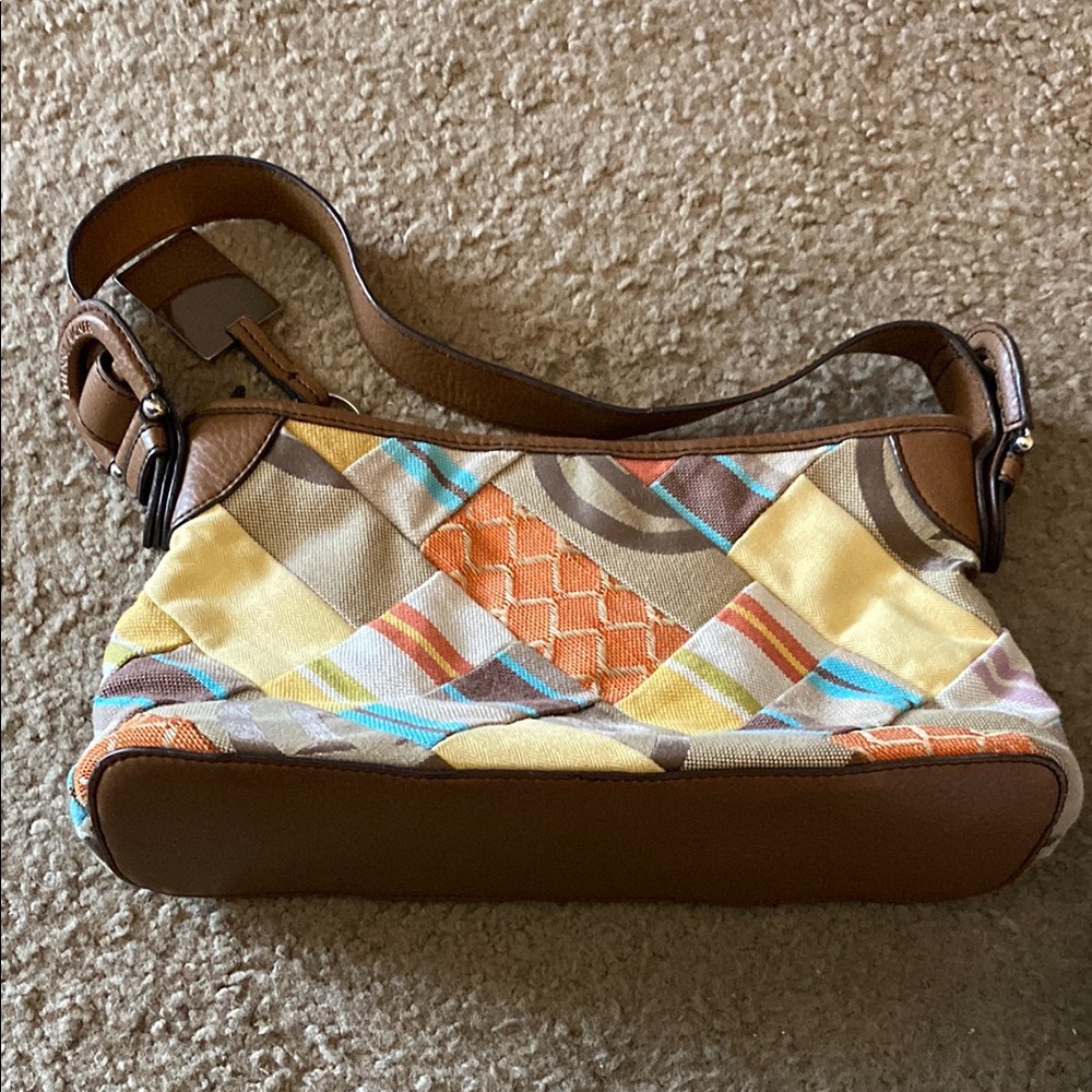 Etienne Aigner Multicolor Patchwork Shoulder Bag - image 2